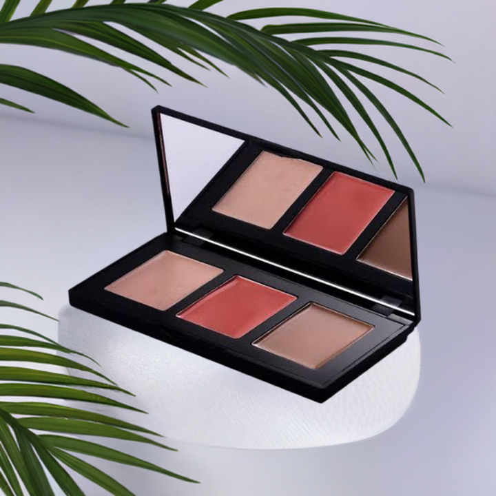 Face Contouring-Cream Cheek Palette.