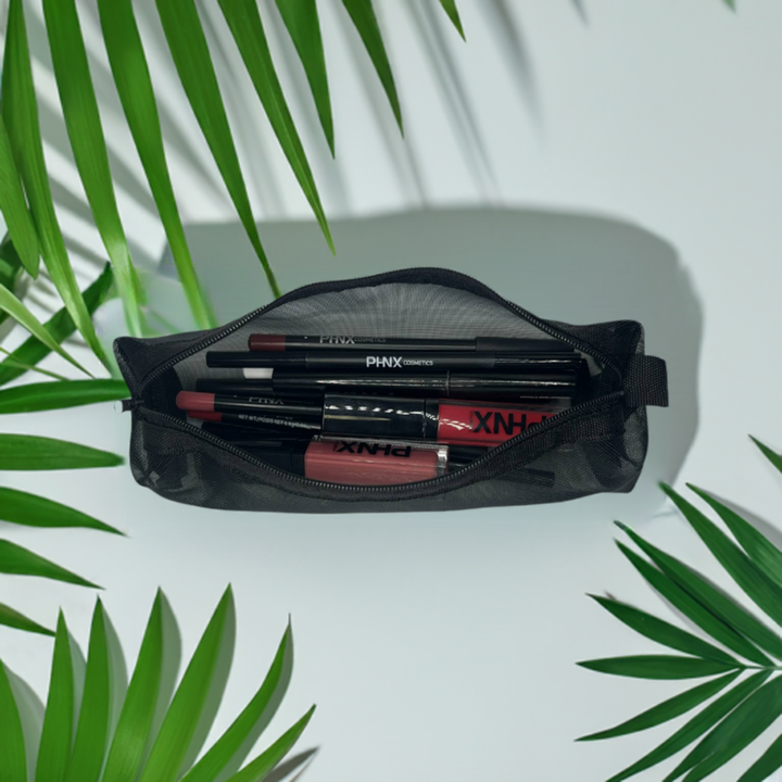 Mesh Makeup Bag.