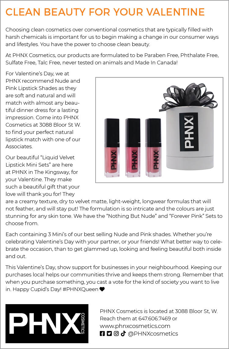 Clean Beauty for your Valentine - Neighbur Article/February 2023