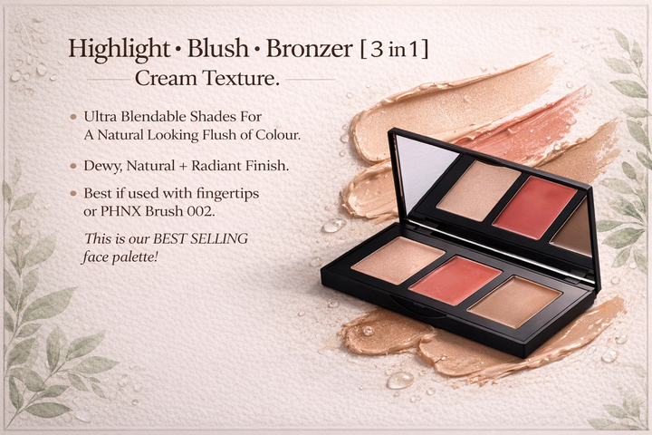 Face Contouring-Cream Cheek Palette.