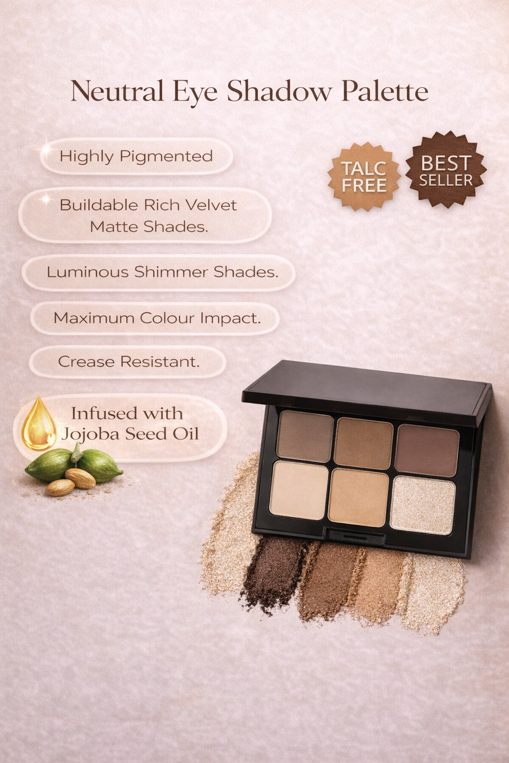 Eye Shadow Palette. [6 Shade]